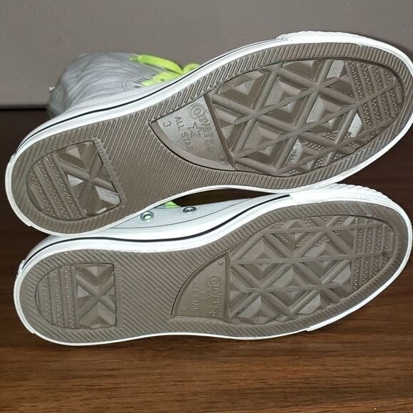 Converse All Stars Knee High Gray Chuck Taylors 5 - Picture 4 of 10